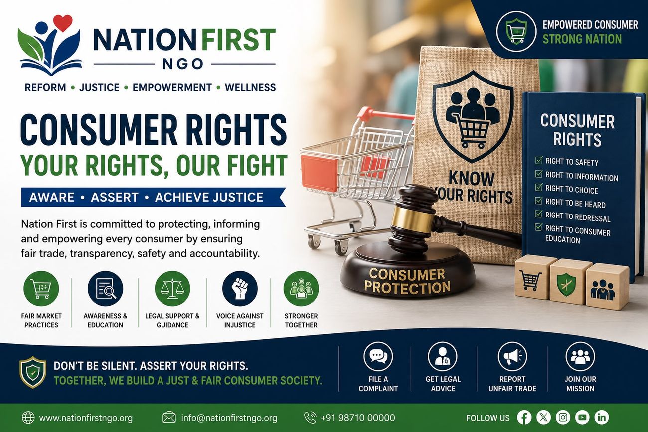 Consumer rights mission poster
