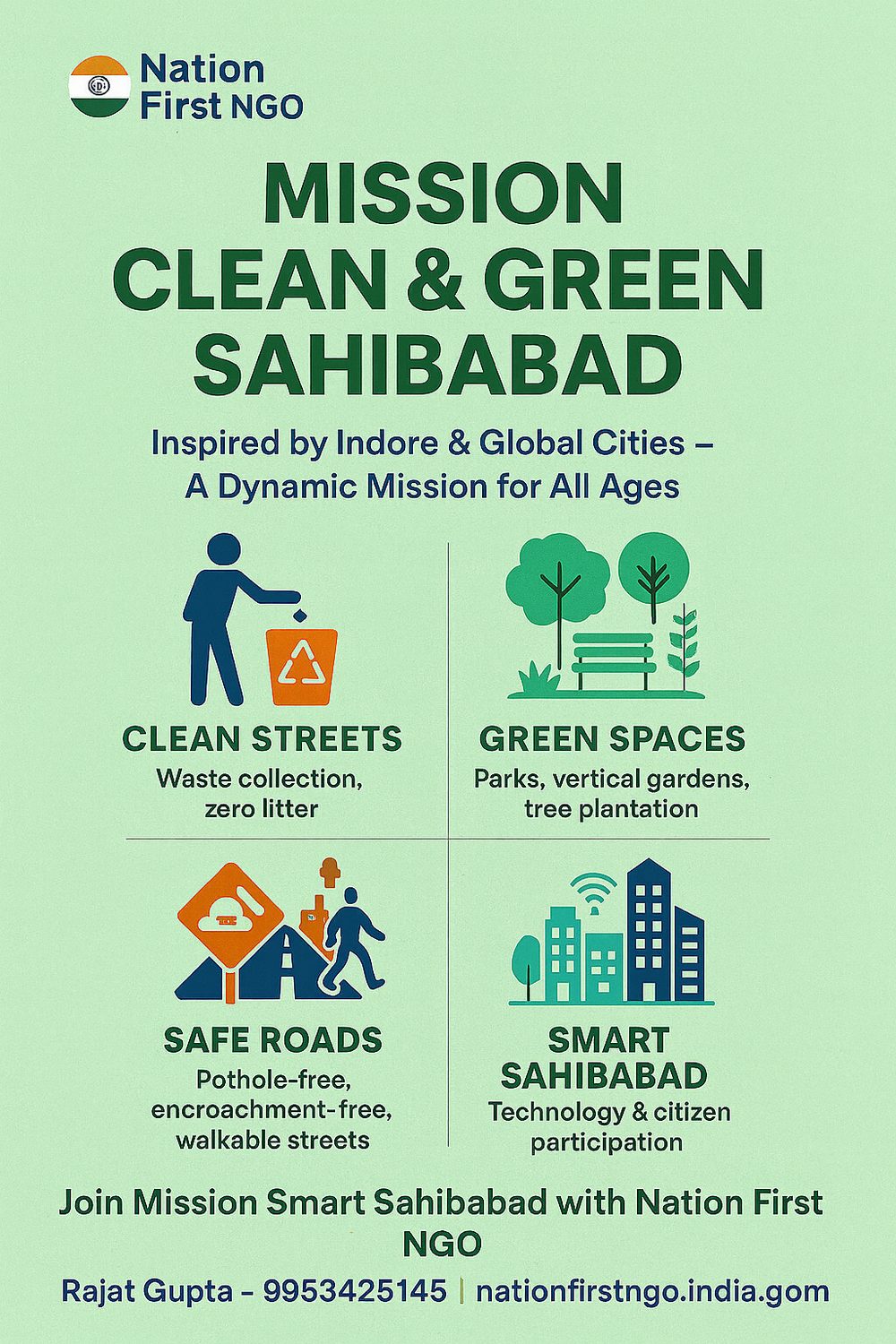 Mission Clean & Green Sahibabad poster